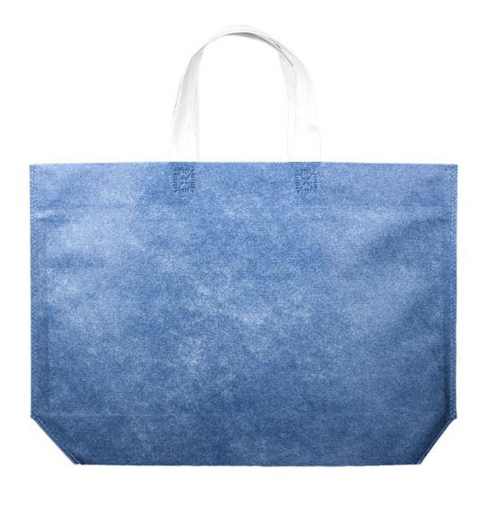 Saco Não Tecido com Base Hexagonal Azul 44+10x30cm (25 Uds) Saco Não Tecido com Base Hexagonal Azul 44+10x30cm (25 Uds)
