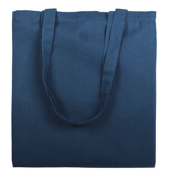 Saco Algodão com Asas Longas Azul-Marinho 38x42cm (25 Uds) Saco Algodão com Asas Longas Azul-Marinho 38x42cm (25 Uds)