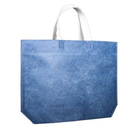 Saco Não Tecido com Base Hexagonal Azul 44+10x30cm (25 Uds)