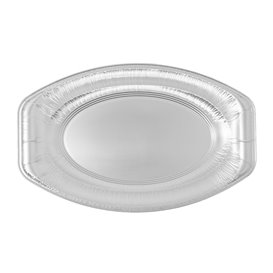 Bandeja Oval de Aluminio 2150 ml (10 Unidades)