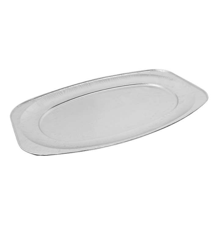 Bandeja Oval de Aluminio 2150 ml (60 Unidades) Bandeja Oval de Aluminio 2150 ml (60 Unidades)