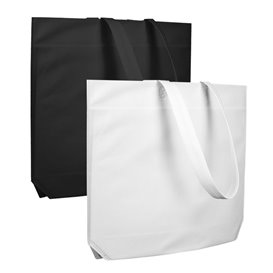 Saco Não Tecido com Asas Longas Branco 48+10x35cm (200 Uds)