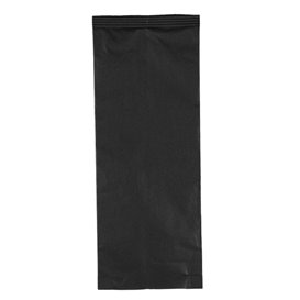 Envelopes de Talheres com Guardanapo Preto 11x25cm (100 Uds)