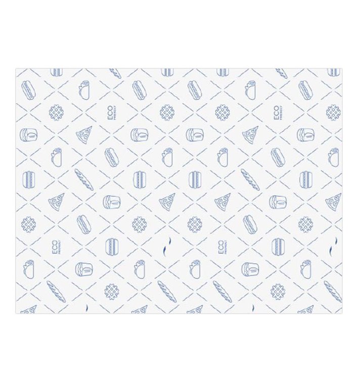 Papel Anti-Gordura Eco Azul 30x40cm (1.000 Uds) Papel Anti-Gordura Eco Azul 30x40cm (1.000 Uds)