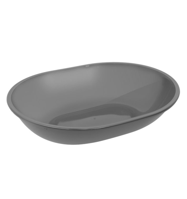 Taça Reutilizável Durável Reutilizável PP Bio Cinzento “Revolve” Oval 1000ml 22x17,4x5cm (36 Uds) Taça Reutilizável Durável Reutilizável PP Bio Cinzento “Revolve” Oval 1000ml 22x17,4x5cm (36 Uds)