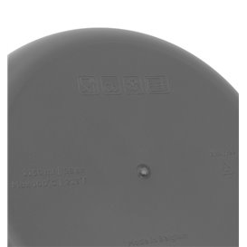 Taça Reutilizável Durável Reutilizável PP Bio Cinzento “Revolve” 1150ml Ø18,3cm (1 Ud)