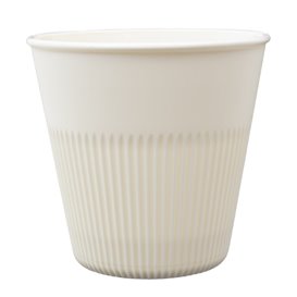 Copo PP Durável e Reutilizável Creme 230ml Ø9,6cm (25 Unidades)