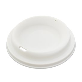Tampa Reutilizável em PP Creme para Copo Ø9,6cm (50 Unidades)