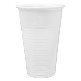 Copo de Plástico PP Branco PP 220ml (100 Uds)