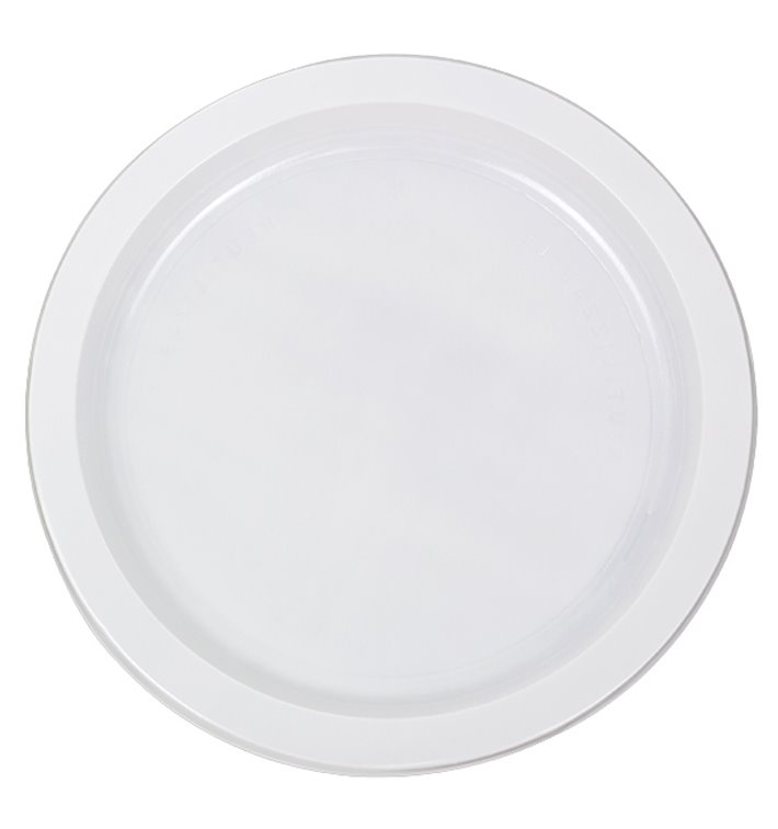 Prato Reutilizável PS Raso Branco 22cm (550Uds) Prato Reutilizável PS Raso Branco 22cm (550Uds)