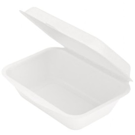 Embalagem Cana-de-açúcar Branco 136x182x64mm (50 Uds)