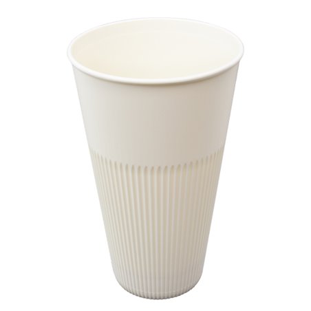 Copo PP Durável e Reutilizável Creme