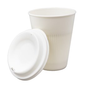 Tampa Reutilizável em PP Creme para Copo Ø9,6cm (600 Unidades)