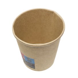 Copos de Cartão 3Oz/100ml Kraft-Kraft Ø5,8cm (50 Uds)
