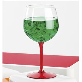 Copo Reutilizável Durable TT Pé Vermelho Gin Tonic 580ml (1 Ud)