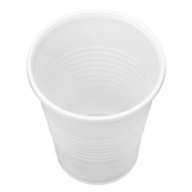 Copo de Plástico PP Reutilizável Branco 240ml (2.000 Uds)