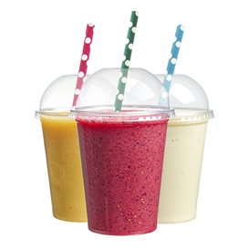 Palhinha Direita Papel Sortido Granizado Ø8mm 24cm (3.000 Uds)