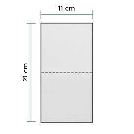 Guardanapos Papel Tissue 2F en V Branca 11x21cm (200 Uds)