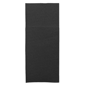 Guardanapo Canguru de Papel  Ponta-Ponta 33x40cm Preto (600 Uds)