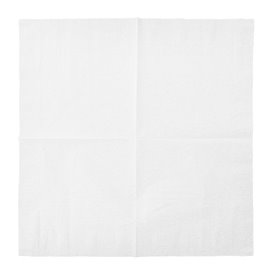 Guardanapos de Papel com Rebordo 40x40cm1C Branco (200 Uds)