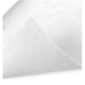 Guardanapos de Papel Ponta-Ponta 40x40cm 2C Branco (50 Uds)