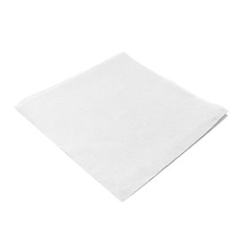 Guardanapos de Papel Ponta-Ponta 40x40cm 2C Branco (50 Uds)