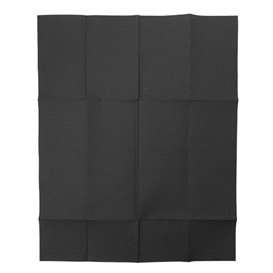 Guardanapo Canguru de Papel  Ponta-Ponta 33x40cm Preto (60 Uds)