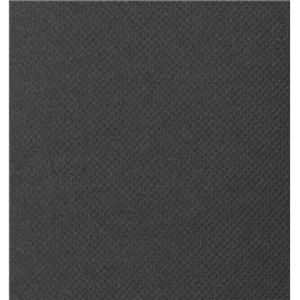 Guardanapo Canguru de Papel  Ponta-Ponta 33x40cm Preto (60 Uds)
