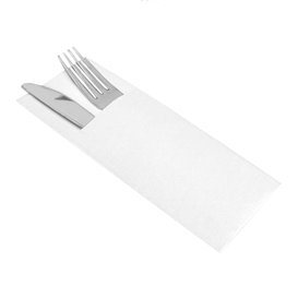 Guardanapo Canguru de Papel  Ponta-Ponta 33x40cm Branco (600 Uds)