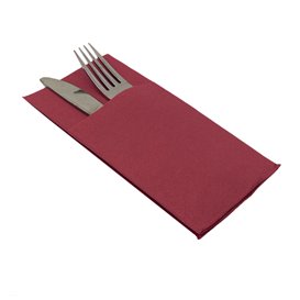 Guardanapo Canguru de Papel  Ponta-Ponta 40x40cm Bordeaux (30 Uds)