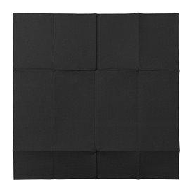 Guardanapo Canguru de Papel  Ponta-Ponta 40x40cm Preto (30 Uds)