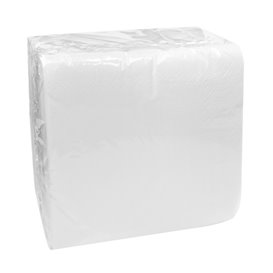 Guardanapos de Papel com Rebordo 40x40cm1C Branco (200 Uds)