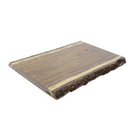 Bandeja Retangular Apresentação Madeira 30,5x20,3cm (8 Uds)