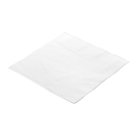 Guardanapos de Papel com Rebordo 40x40cm1C Branco (200 Uds)