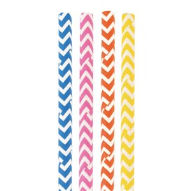 Palhinha Direita Papel Cores Ø8mm 40cm (50 Uds)