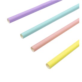 Palhinha Direita Papel Cores Ø1,2cm 20cm (3.000 Uds)