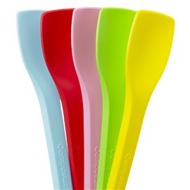 Colher de Gelado Cores CPLA 10cm (5.000 Uds)