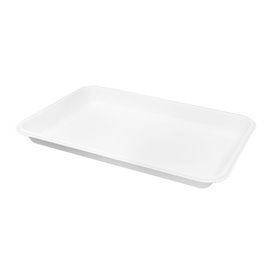 Bandeja de Cana-de-Açúcar Branca 22,5x16cm (500 Uds)