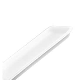 Bandeja de Cana-de-Açúcar Branca 20,5x14,5cm (50 Uds)