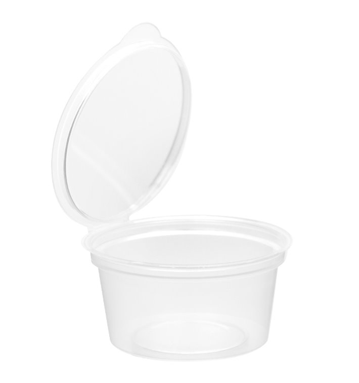 Copo PP Transparente para Molhos 30ml Ø4,8cm (200 Uds) Copo PP Transparente para Molhos 30ml Ø4,8cm (200 Uds)
