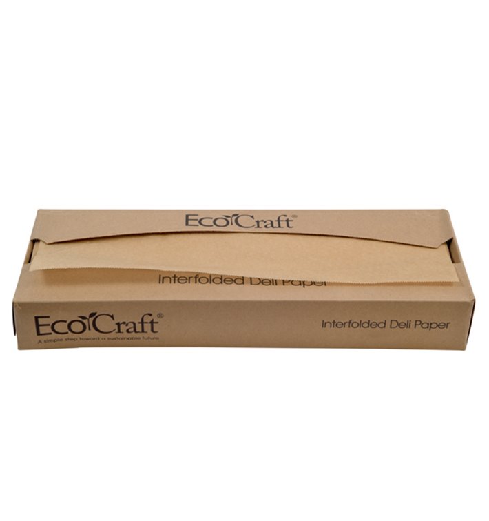 Papel Envolvente Antigordura Kraft em Dispensador 37,5x27cm (500 Uds) Papel Envolvente Antigordura Kraft em Dispensador 37,5x27cm (500 Uds)