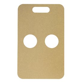 Porta-Copos de Papel Kraft 23,9x18cm Ø8,0cm (100 Uds)