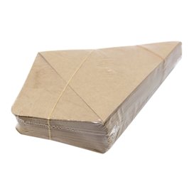 Cone de Carton Kraft 26,5cm 250g (500 Uds)