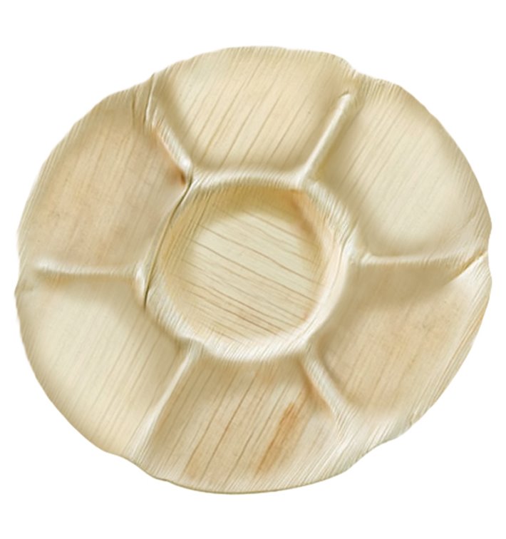 Prato Redondo Fohla de Palmeira 7C Ø29,5cm (10 Uds) Prato Redondo Fohla de Palmeira 7C Ø29,5cm (10 Uds)