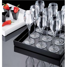 Bandeja Plastico Tray Transp. 30x30cm (1 Unidad)