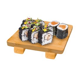 Bandeja de Bambu 15x15x2,5cm (1 Uds)