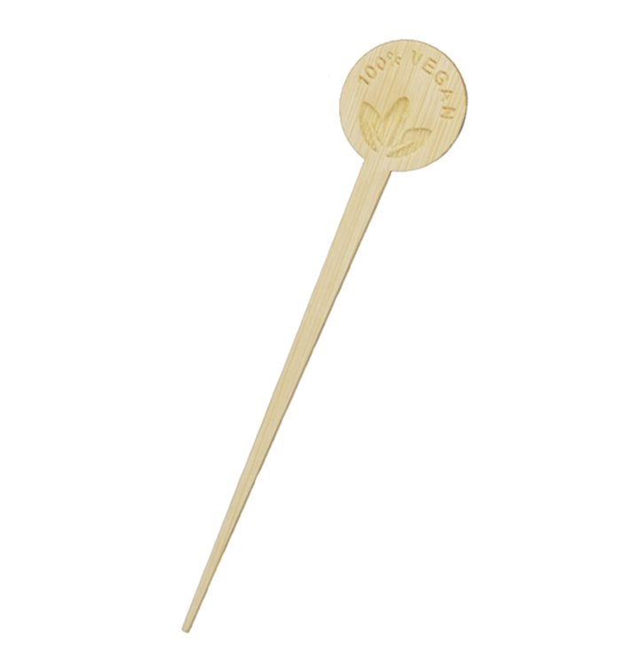 Espeto de Bambu Vegan 10cm (600 Uds) Espeto de Bambu Vegan 10cm (600 Uds)