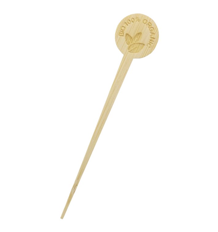 Espeto de Bambu Orgânico 10cm (50 Uds) Espeto de Bambu Orgânico 10cm (50 Uds)