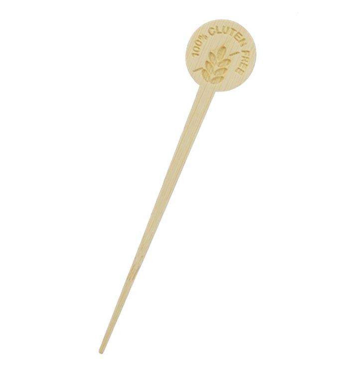 Espeto de Bambu sem Glúten 10cm (50 Uds) Espeto de Bambu sem Glúten 10cm (50 Uds)
