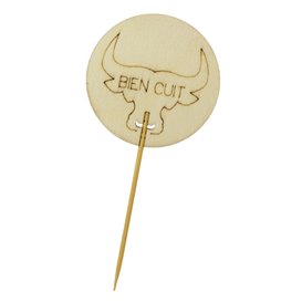 Palito de Cozinha em Bambu 9cm “Bien Cuit” (60 Uds)
